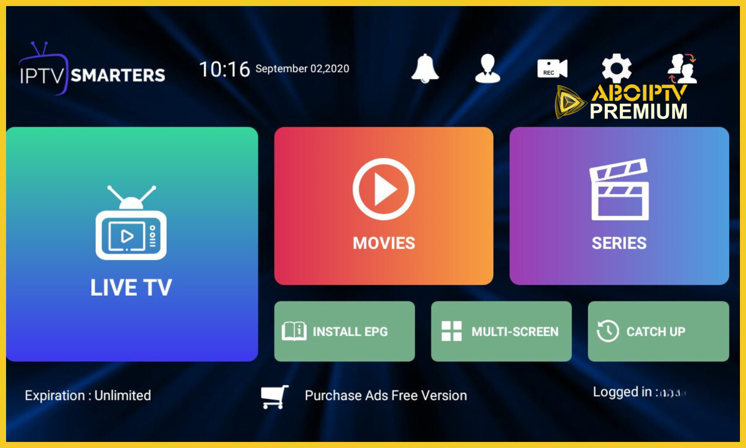 Playlist iptv Smarters pro