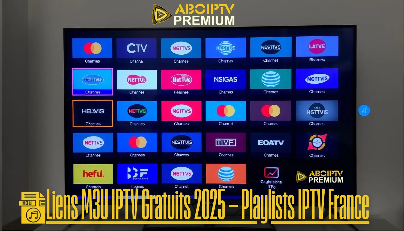 Liens M3U IPTV Gratuits 2025 – Playlists IPTV France